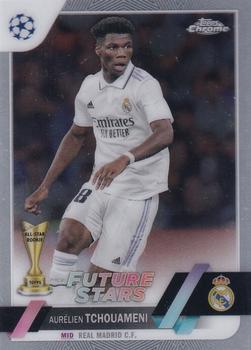 #124 Aurélien Tchouameni - Real Madrid CF - 2022-23 Topps Chrome UEFA Club Competitions Soccer