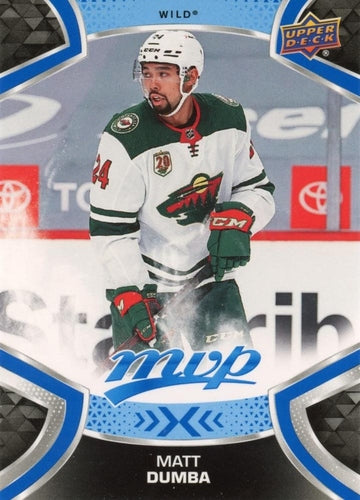 #124 Matt Dumba - Minnesota Wild - 2021-22 Upper Deck MVP - Blue Hockey