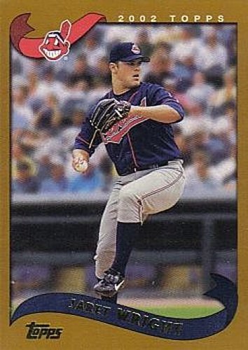 #124 Jaret Wright - Cleveland Indians - 2002 Topps Baseball