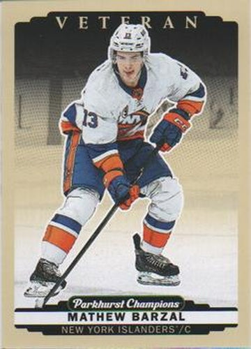 #124 Mathew Barzal - New York Islanders - 2022-23 Parkhurst Champions Hockey