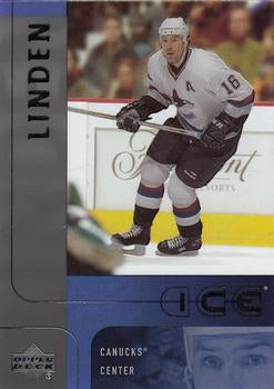 #124 Trevor Linden - Vancouver Canucks - 2001-02 Upper Deck Ice Hockey