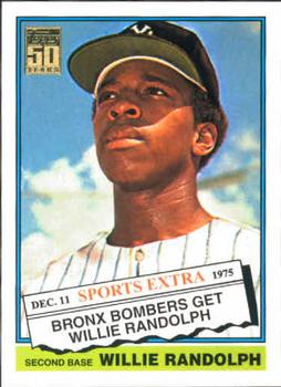 #T124 Willie Randolph - New York Yankees - 2001 Topps Traded & Rookies Baseball