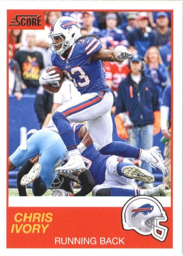#124 Chris Ivory - Buffalo Bills - 2019 Score Football