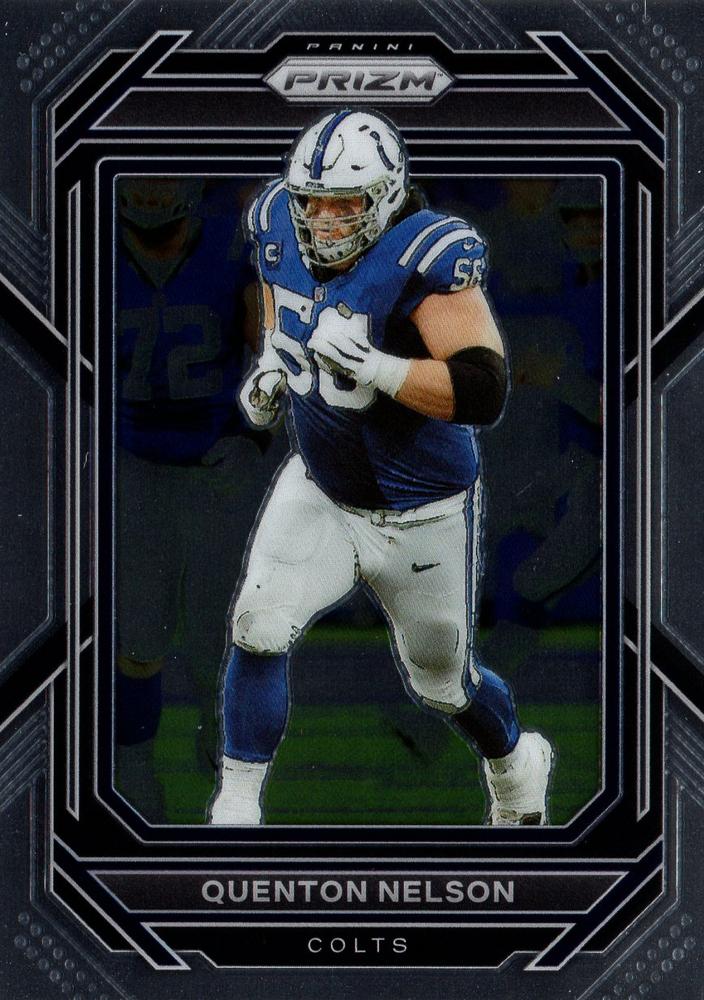 #124 Quenton Nelson - Indianapolis Colts - 2022 Panini Prizm Football