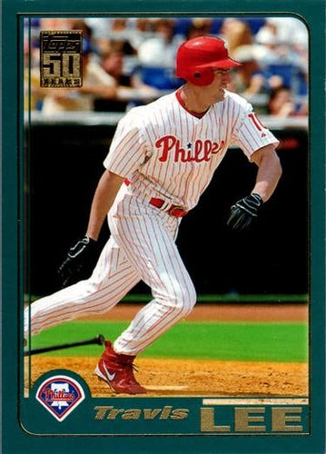 #124 Travis Lee - Philadelphia Phillies - 2001 Topps Baseball