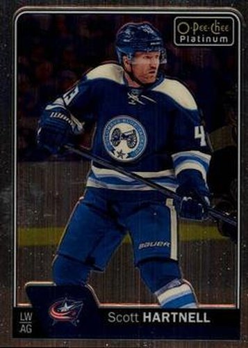 #124 Scott Hartnell - Columbus Blue Jackets - 2016-17 O-Pee-Chee Platinum Hockey