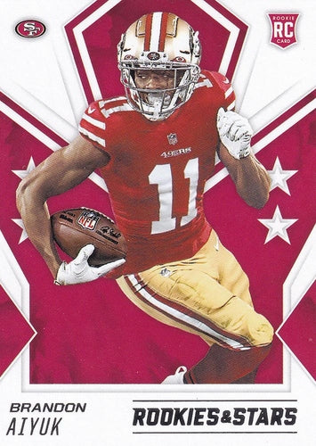 #124 Brandon Aiyuk - San Francisco 49ers - 2020 Panini Rookies & Stars Football