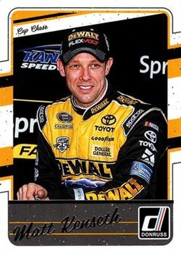#124 Matt Kenseth - Joe Gibbs Racing - 2017 Donruss Racing
