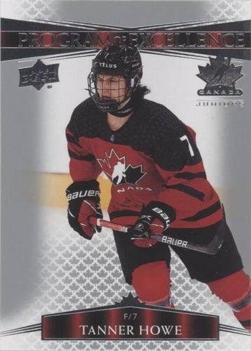 #124 Tanner Howe - Canada - 2022-23 Upper Deck Team Canada Juniors Hockey