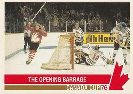 #124 The Opening Barrage - Canada / Finland - 1992 Future Trends '76 Canada Cup Hockey