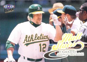 #124 Matt Stairs - Oakland Athletics - 1999 Ultra Baseball