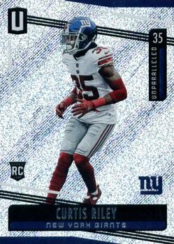 #124 Curtis Riley - New York Giants - 2019 Panini Unparalleled Football