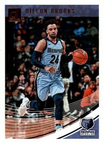 #124 Dillon Brooks - Memphis Grizzlies - 2018-19 Donruss Basketball