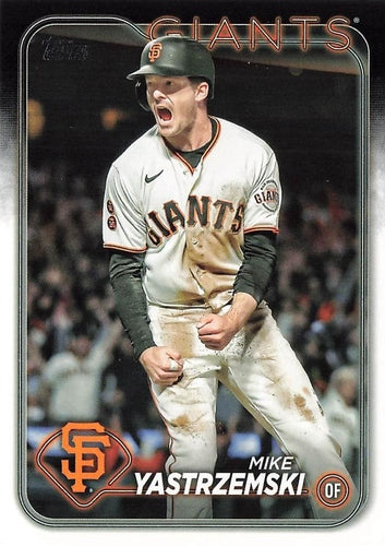 #124 Mike Yastrzemski - San Francisco Giants - 2024 Topps Baseball