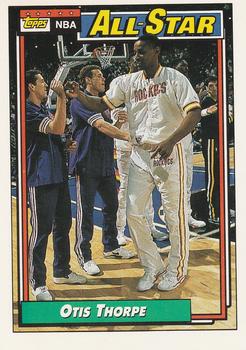 #124 Otis Thorpe - Houston Rockets - 1992-93 Topps Basketball