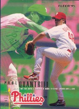 #U-124 Paul Quantrill - Philadelphia Phillies - 1995 Fleer Update Baseball
