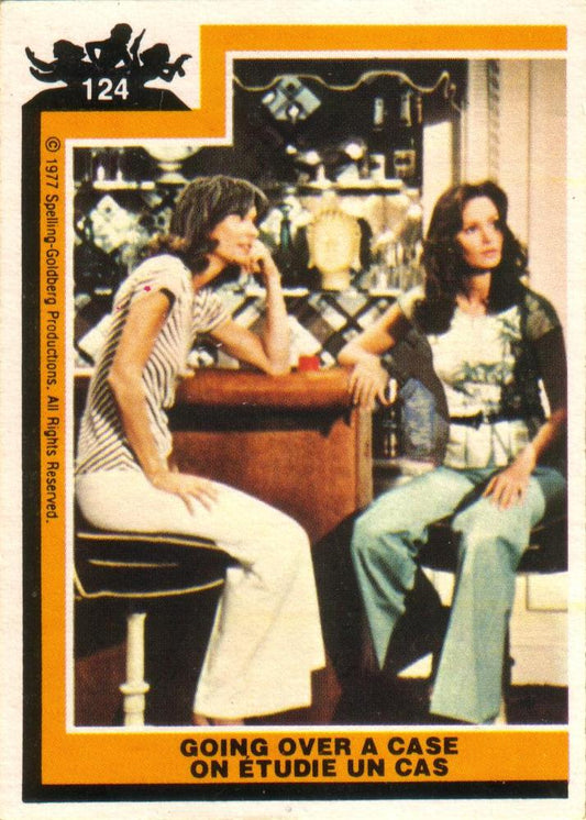 #124 Going Over a Case - 1977 O-Pee-Chee Charlie's Angels