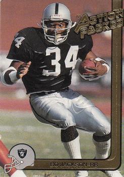 #124 Bo Jackson - Los Angeles Raiders - 1991 Action Packed Football