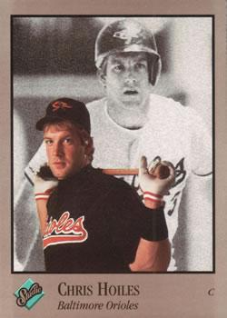#124 Chris Hoiles - Baltimore Orioles - 1992 Studio Baseball