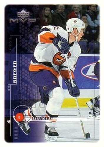 #124 Eric Brewer - New York Islanders - 1998-99 Upper Deck MVP Hockey