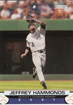 #124 Jeffrey Hammonds - Colorado Rockies - 2001 Stadium Club Baseball