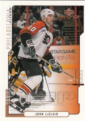 #124 John LeClair - Philadelphia Flyers - 2000-01 Upper Deck MVP Hockey