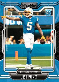 #124 Josh Palmer - Los Angeles Chargers - 2021 Panini Playbook Football