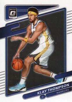 #124 Klay Thompson - Golden State Warriors - 2021-22 Donruss Optic Basketball