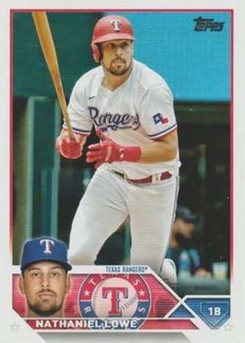 #124 Nathaniel Lowe - Texas Rangers - 2023 Topps Baseball