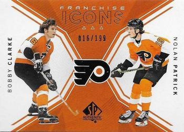 #124 Bobby Clarke / Nolan Patrick - Philadelphia Flyers - 2018-19 SP Authentic Hockey