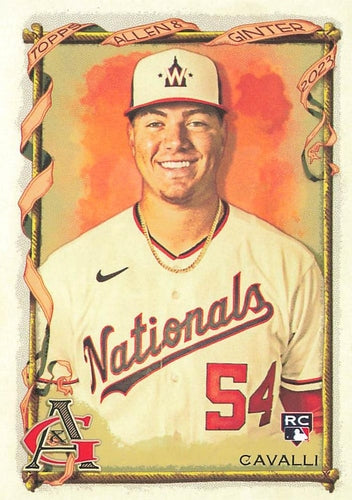 #124 Cade Cavalli - Washington Nationals - 2023 Topps Allen & Ginter Baseball