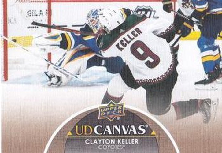 #C124 Clayton Keller - Arizona Coyotes - 2021-22 Upper Deck - UD Canvas Hockey