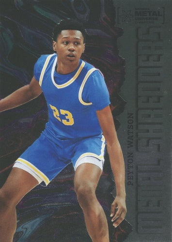 #124 Peyton Watson - 2022 SkyBox Metal Universe Champions