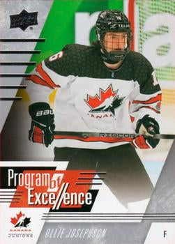 #124 Ollie Josephson - Canada - 2024 Upper Deck Team Canada Juniors Hockey