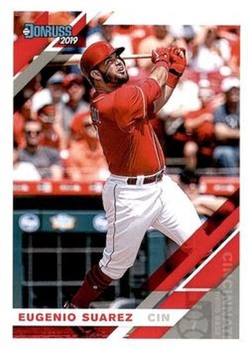 #124 Eugenio Suarez - Cincinnati Reds - 2019 Donruss Baseball