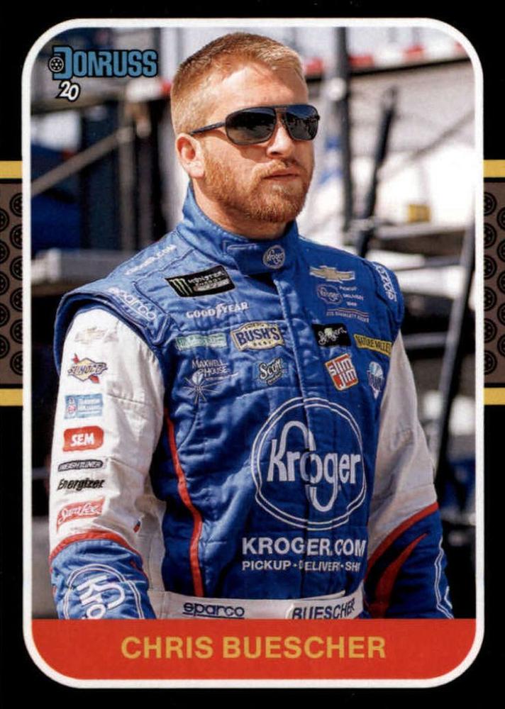#124 Chris Buescher - JTG Daugherty Racing - 2020 Donruss Racing
