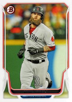 #124 Mike Napoli - Boston Red Sox - 2014 Bowman Baseball