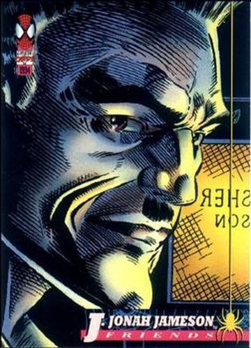 #124 J. Jonah Jameson - 1994 Fleer The Amazing Spider-Man