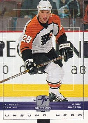 #124 Marc Bureau - Philadelphia Flyers - 1999-00 Upper Deck Wayne Gretzky Hockey