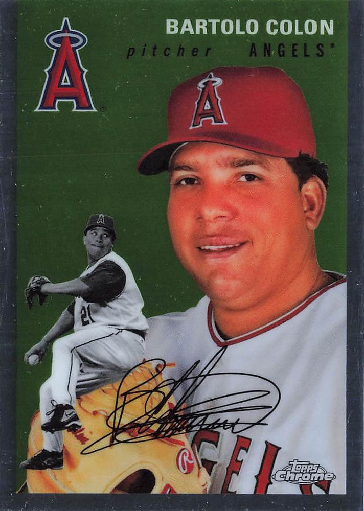 #124 Bartolo Colon - Los Angeles Angels - 2023 Topps Chrome Platinum Anniversary Baseball