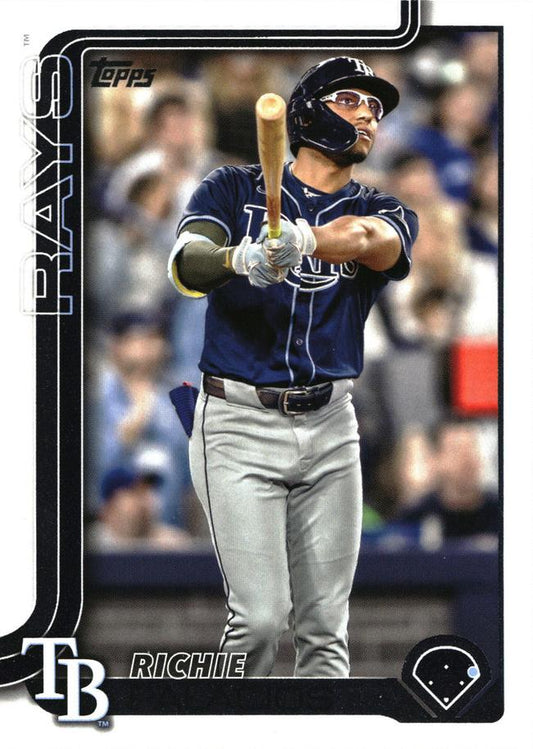 #124 Richie Palacios - Tampa Bay Rays - 2025 Topps Baseball