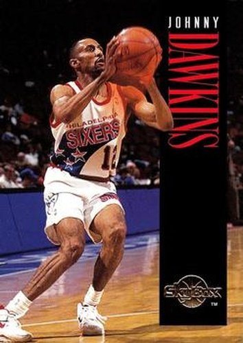 #124 Johnny Dawkins - Philadelphia 76ers - 1994-95 SkyBox Premium Basketball