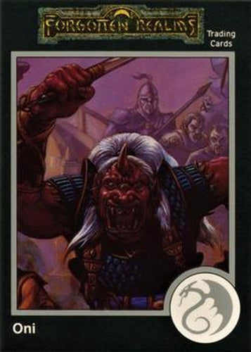 #124 Oni - 1991 TSR Advanced Dungeons & Dragons - Silver