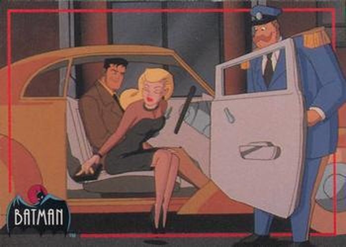 #124 The Cat and the Claw - 1993 Topps Batman The Animated Series