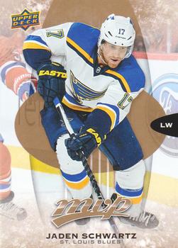 #73 Jaden Schwartz - St. Louis Blues - 2016-17 Upper Deck MVP Hockey