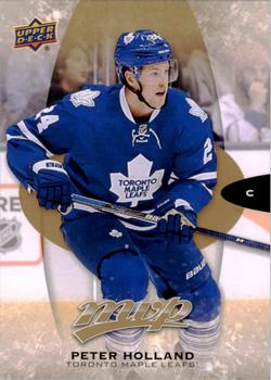 #157 Peter Holland - Toronto Maple Leafs - 2016-17 Upper Deck MVP Hockey