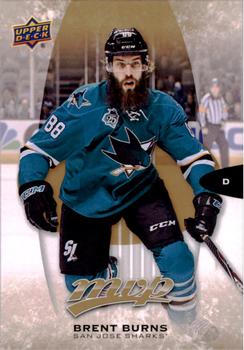 #160 Brent Burns - San Jose Sharks - 2016-17 Upper Deck MVP Hockey