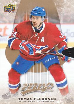 #194 Tomas Plekanec - Montreal Canadiens - 2016-17 Upper Deck MVP Hockey