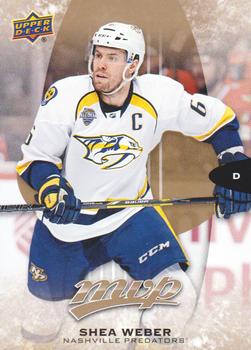 #258 Shea Weber - Nashville Predators - 2016-17 Upper Deck MVP Hockey