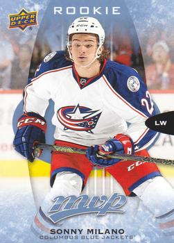 #298 Sonny Milano - Columbus Blue Jackets - 2016-17 Upper Deck MVP Hockey